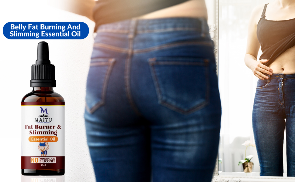Maitu Slimming Essential Oil For Weight Loss With Natural Ingredients For Toning And Firming | Boost Digestion And Metabolism For Men And Women (pack of 1)
